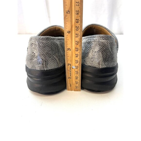 Nurse Mates Libbey Slip On Clogs Grey Ladies Size 9.5M Medical Restaurant Mules - Picture 10 of 11